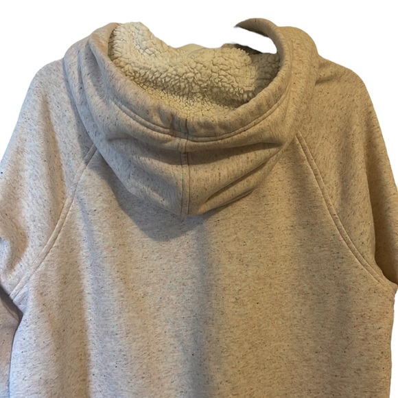 Old Navy hoodie with front pouch, faux Sherpa hood - Picture 2 of 4